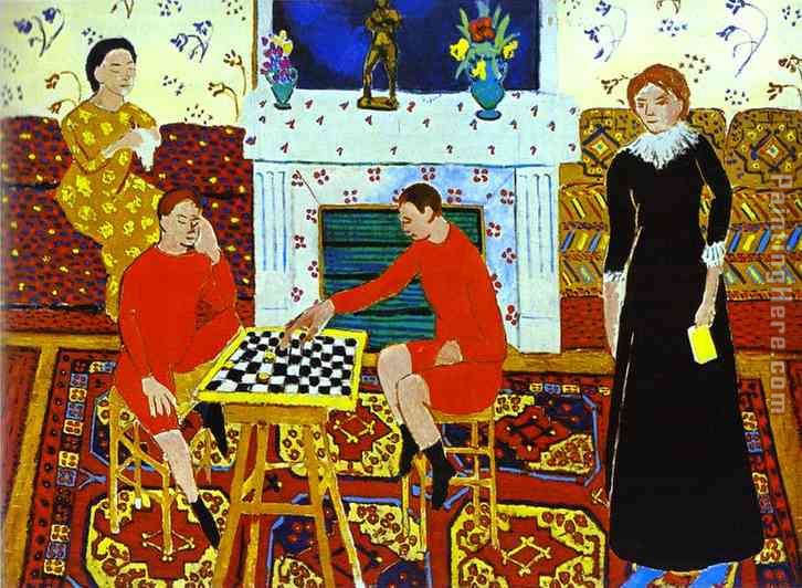The Painter's Family painting - Henri Matisse The Painter's Family art painting